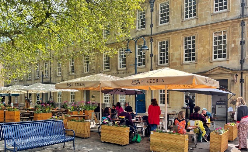 Dough Kingsmead Square al fresco
